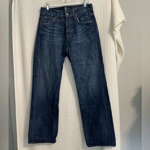 Men's 7 For All Mankind Relaxed Fit Blue Jeans. Size 32.